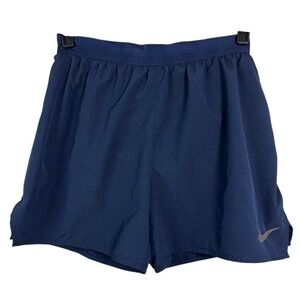 Nike women's navy blue running shorts Medium gym workout lightweight